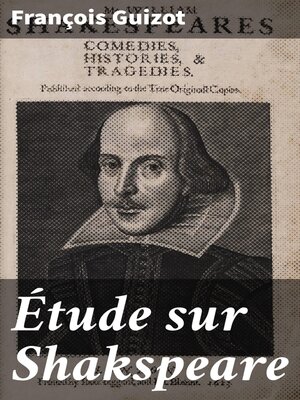 cover image of Étude sur Shakspeare